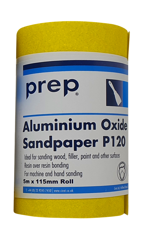 21040512 P120 Aluminium Oxide Sandpaper